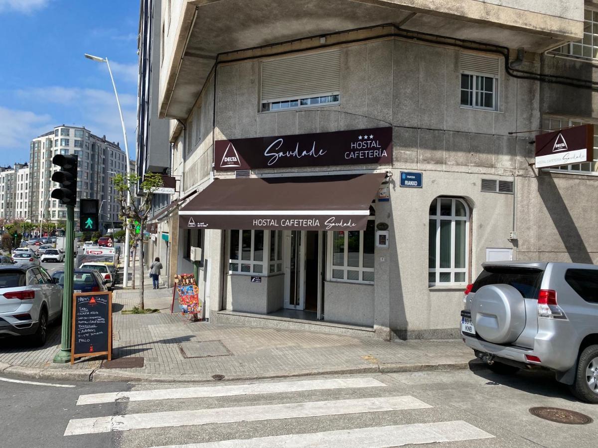Saudade Hostal Cafeteria آكورونيا المظهر الخارجي الصورة